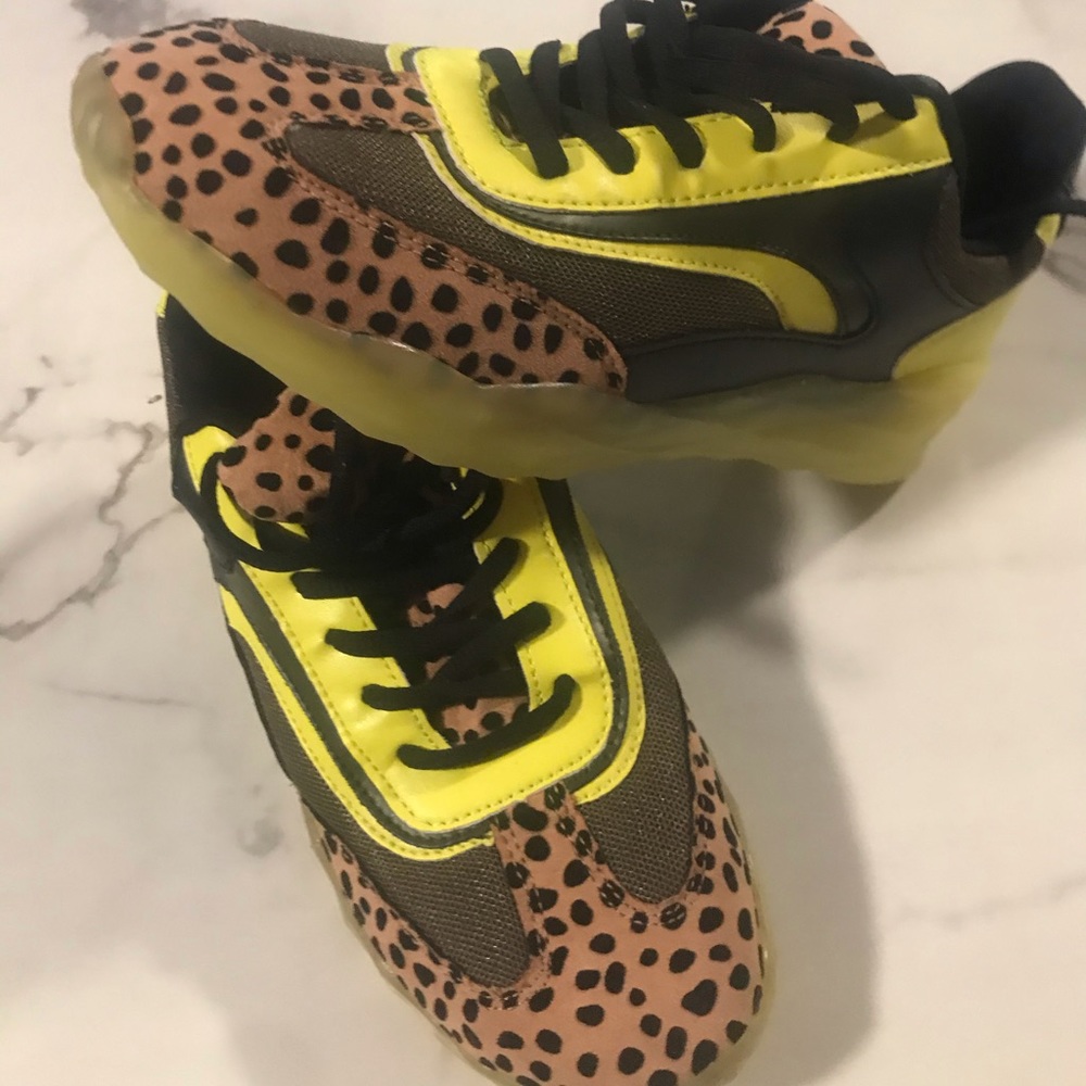 Qupid color block sneakers